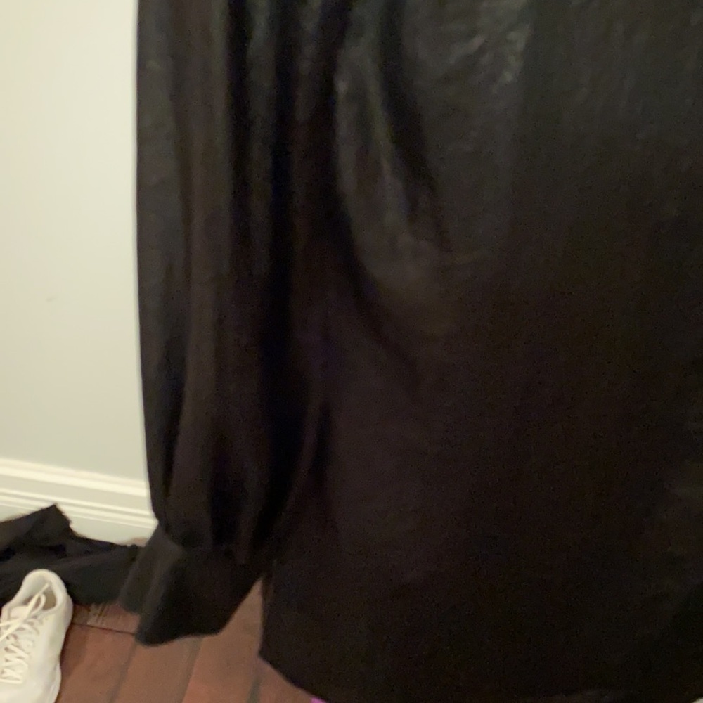 Sheer Georgie black shirt dress - Picture 3 of 3